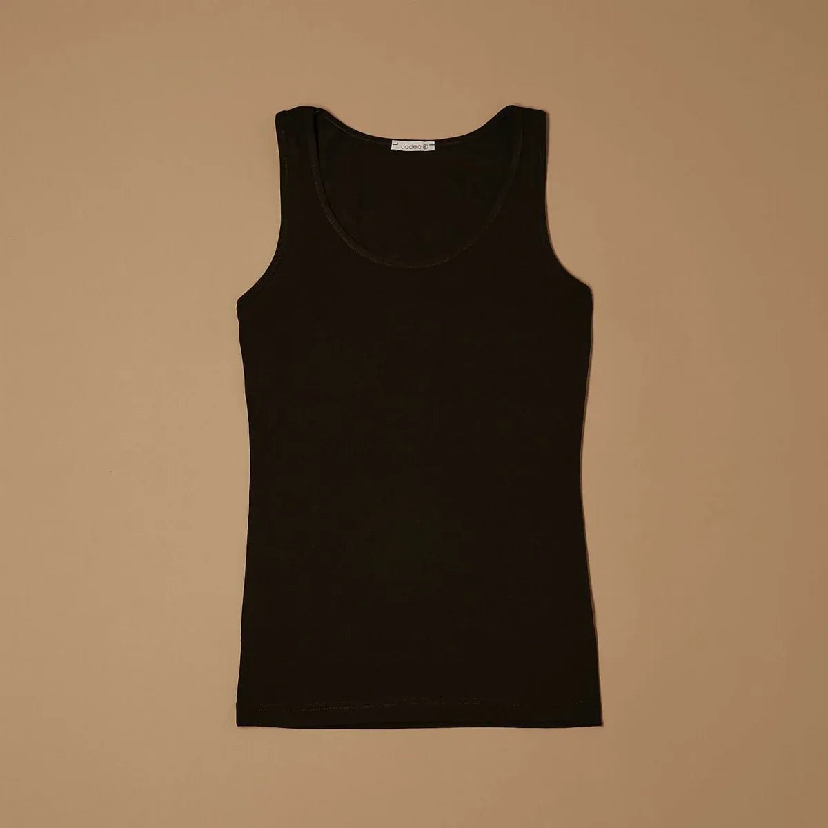 Canotta Cotton Tank Top – Nero - ELLY