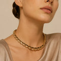 Champagne Lumière Tennis Necklace - ELLY