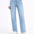 Classic Light Wash Flared Jeans - ELLY