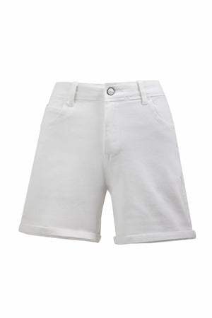 Classic White Denim Shorts – ELLY - ELLY