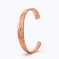 Copper bracelet coated in rose gold rhodium - ELLY