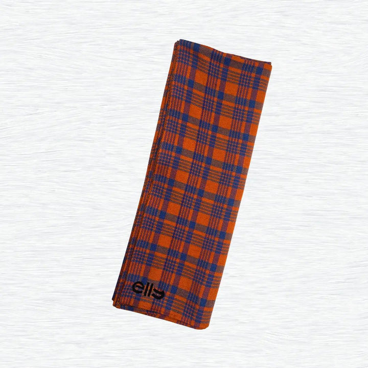 Cozy Gingham Flannel Scarf - ELLY