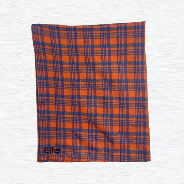 Cozy Gingham Flannel Scarf - ELLY