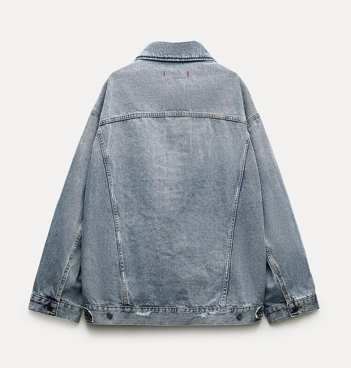 Denim Luxe Oversized Jacket - ELLY