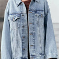 Denim Luxe Oversized Jacket - ELLY