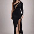 Elegant Noir Dress - ELLY