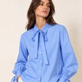 Elsa Blouse in Celeste - ELLY