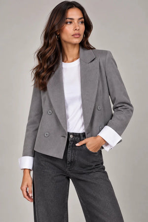 Fiamma Jacket in Grigio - ELLY