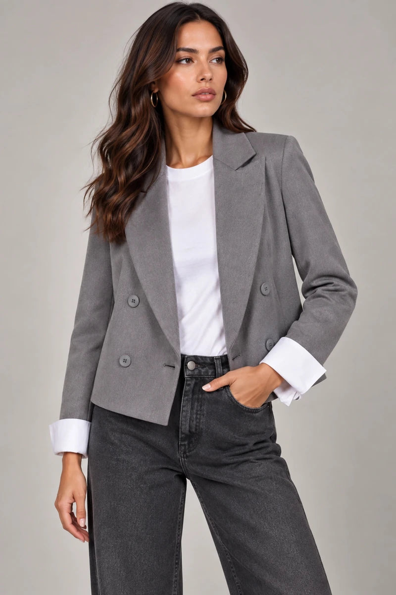 Fiamma Jacket in Grigio - ELLY
