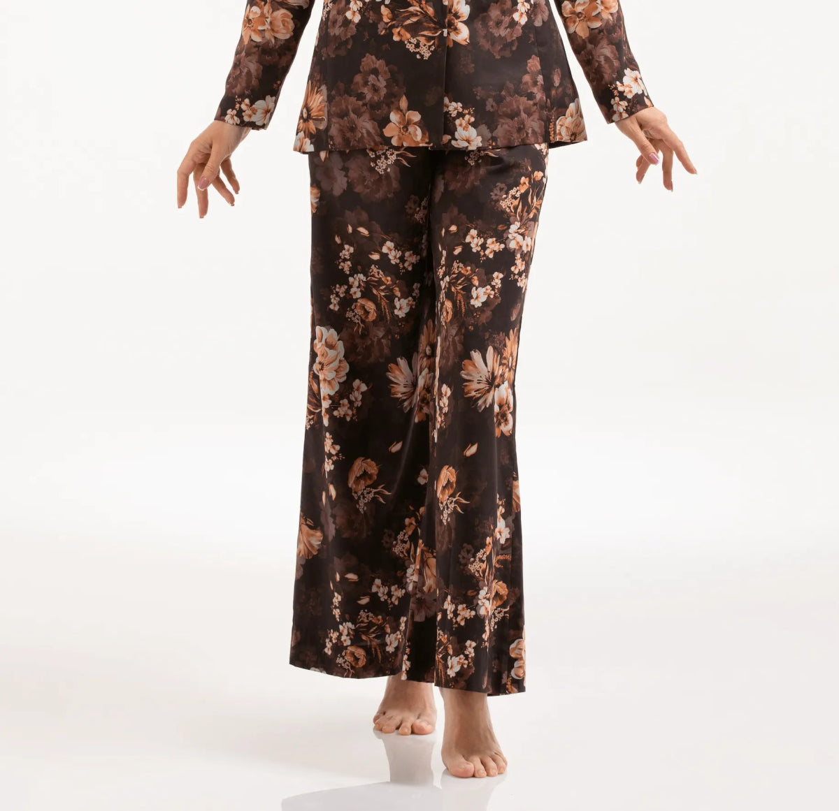 Floral Wide - Leg Trousers – ELLY - ELLY