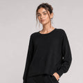 Fluid Knit Long - Sleeve Top – Nero - ELLY