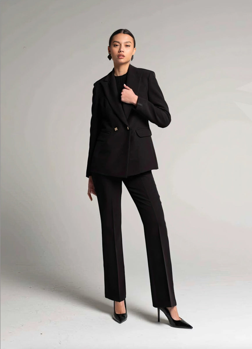 Giacca Doppiopetto Nero - ELLY