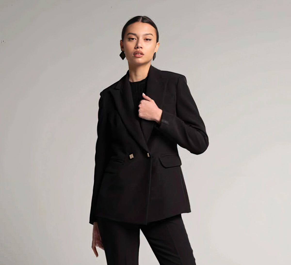 Giacca Doppiopetto Nero - ELLY