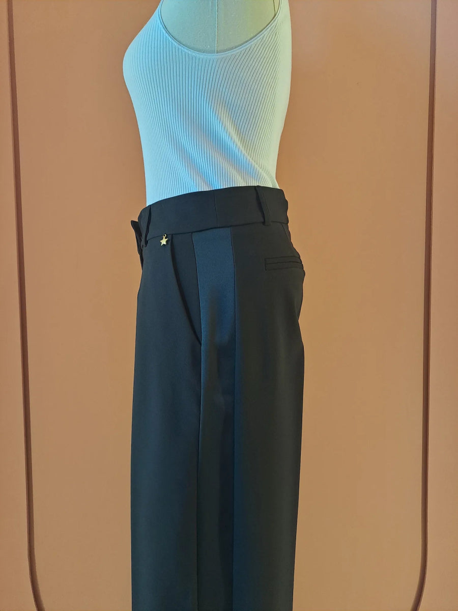Ginevra Pants in Nero - ELLY