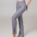 Grey Linen Pants - ELLY