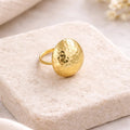 Hammered Dome Statement Ring - ELLY