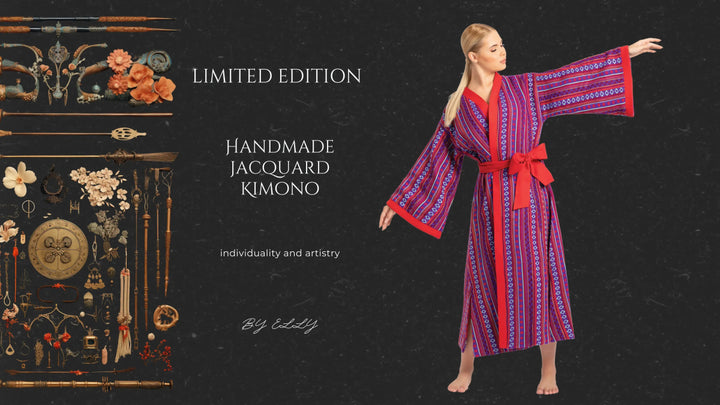 Handmade Limited Edition Multicolor Kimono - ELLY