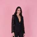 Lace Blazer – NERO - ELLY