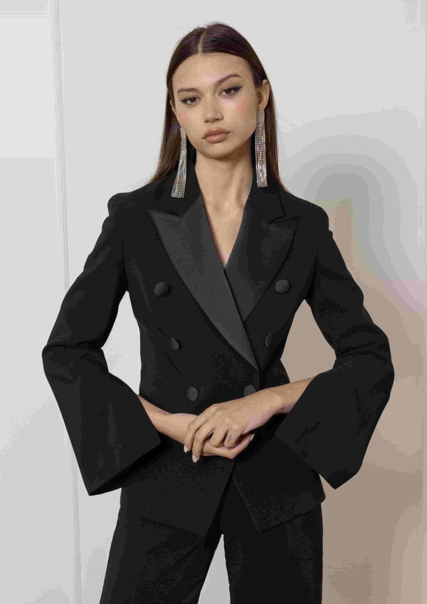 Ludovica Jacket in Nero - ELLY