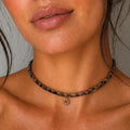 Luna Silk Braided Choker - ELLY