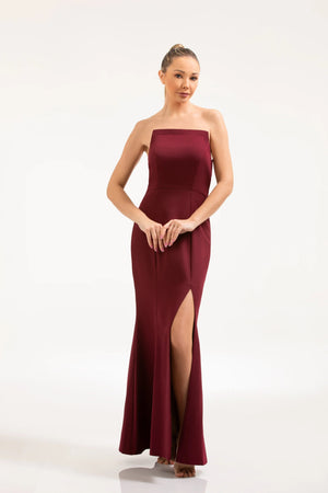 Maroon Maxi Dress – ELLY - ELLY