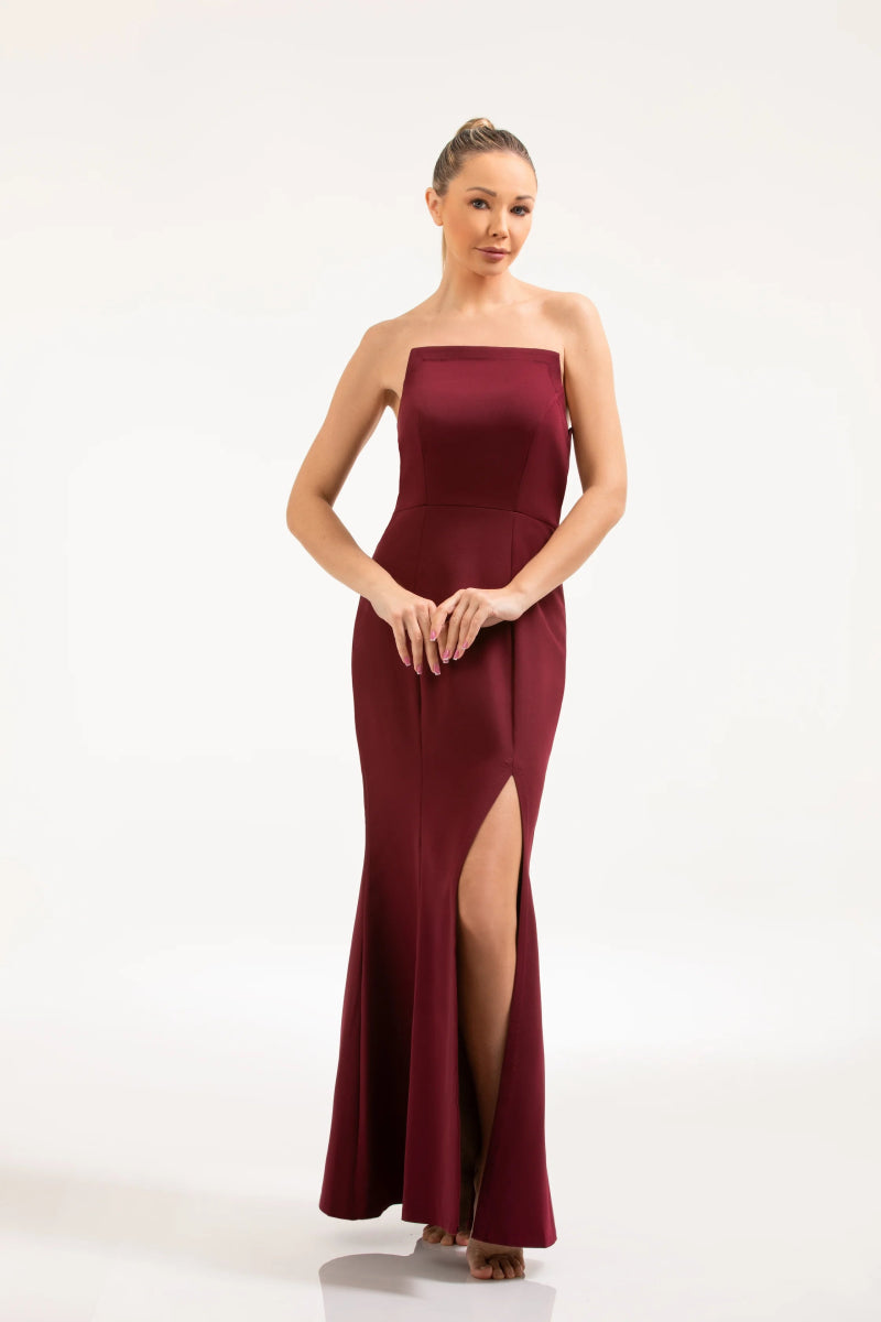 Maroon Maxi Dress – ELLY - ELLY