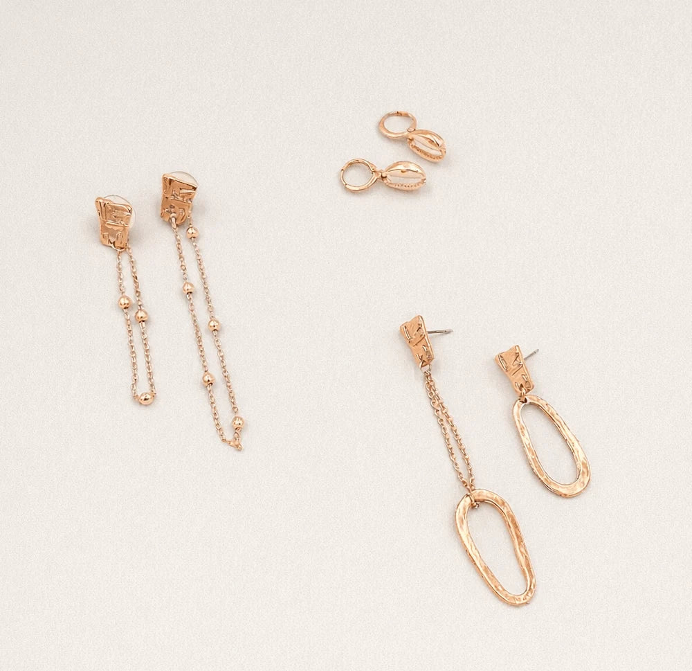 Modern Statement Earrings Set - ELLY