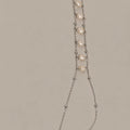 Mother of Pearl Double Chain Anklet – Gold Plated - ELLY