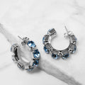 Orecchini Cerchietto Eternity Argento - ELLY