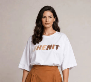 Oversized Embroidered Logo T-Shirt - ELLY