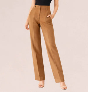 Pantaloni Amsterdam – Cammello - ELLY