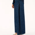 Pantaloni Gamba Larga in Denim - ELLY