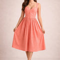 Peach Lace Dress – ELLY - ELLY