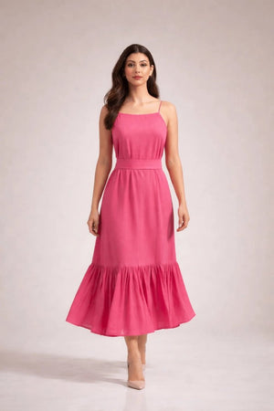 Pink Maxi Dress – ELLY - ELLY