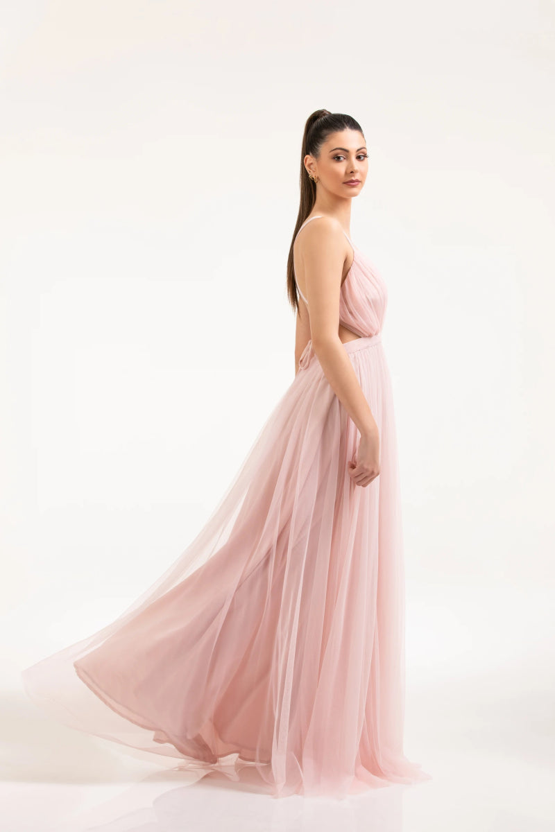 Pink Net Dress – ELLY - ELLY