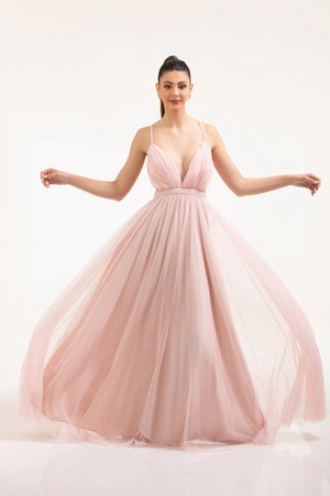 Pink Net Dress – ELLY - ELLY