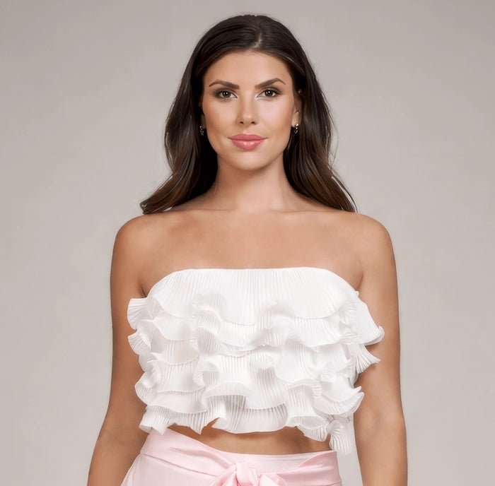 Radiant Rebel Bianco Top - ELLY