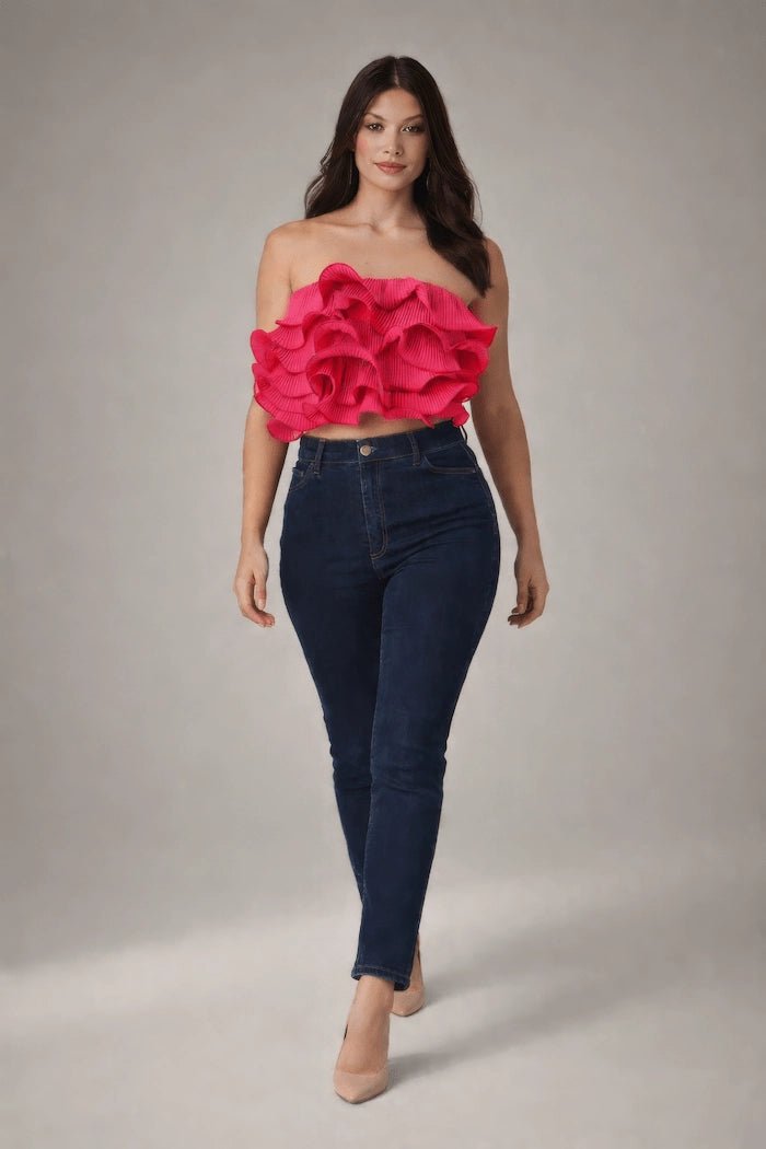 Radiant Rebel Fuchsia Top - ELLY