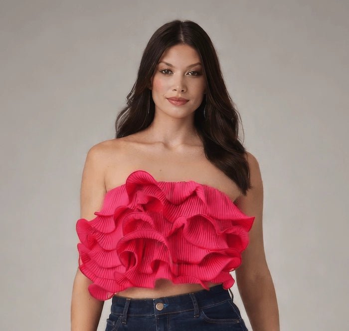 Radiant Rebel Fuchsia Top - ELLY