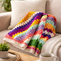 Rainbow Bloom Handmade Blanket – Multicolor - ELLY