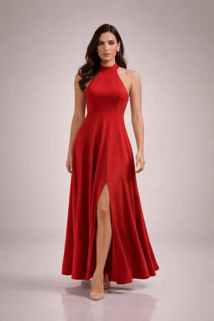 Red Maxi Dress | Elly Red / Small Red Maxi Dress | Elly Red / Small