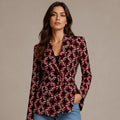 Retro Print Blazer - ELLY