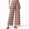 Retro Print Pants - ELLY