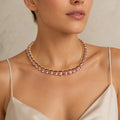 Rosa Royale Tennis Necklace - ELLY