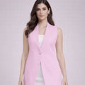 Rosa Tailored Longline Gilet - ELLY