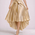 Satin Elegance High - Low Skirt - ELLY