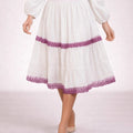 Serene Surplice Above - the - Knee Skirt - ELLY