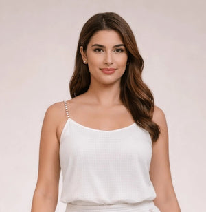 Serene Surplice Embroidered Maxi Top - ELLY