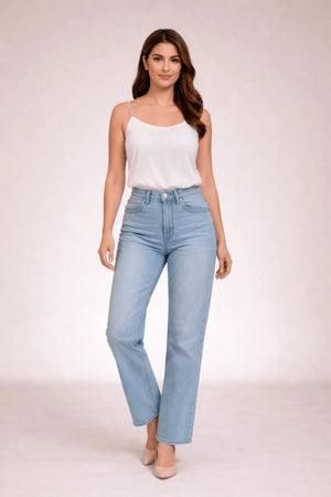 Serene Surplice Embroidered Maxi Top - ELLY