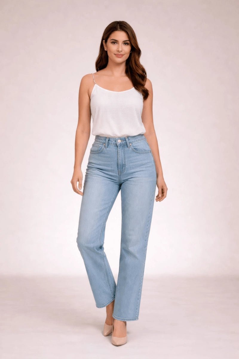 Serene Surplice Embroidered Maxi Top - ELLY